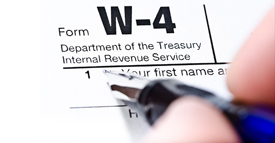 Determining withholding on employee W-4s
