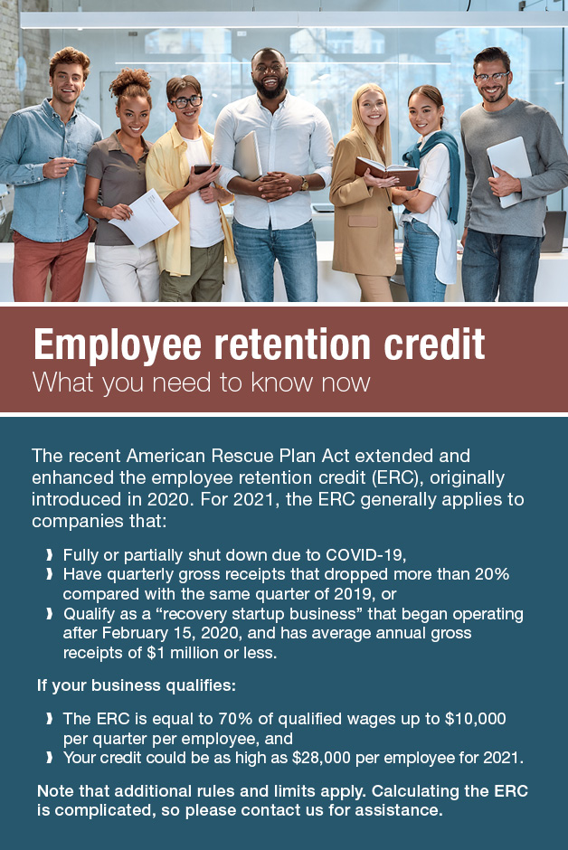 Employee Retention Credit - what you need to know